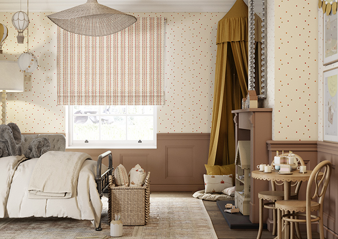 May Day, Stripe Spice - Roman Blind - Image 3